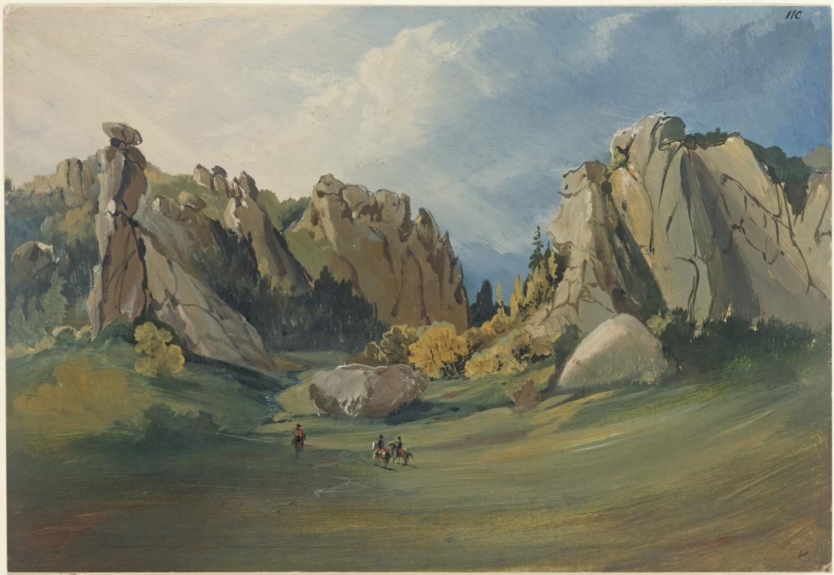 Das Gebirge bei Atotonilco el Grande