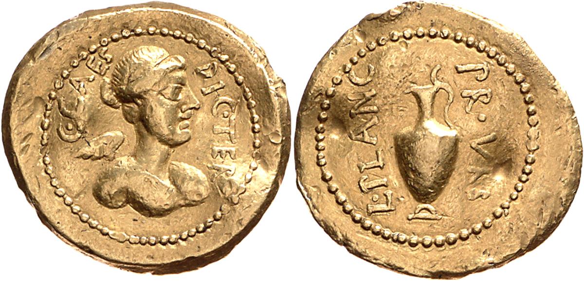 Röm. Republik: C. Iulius Caesar und L. Munatius Plancus