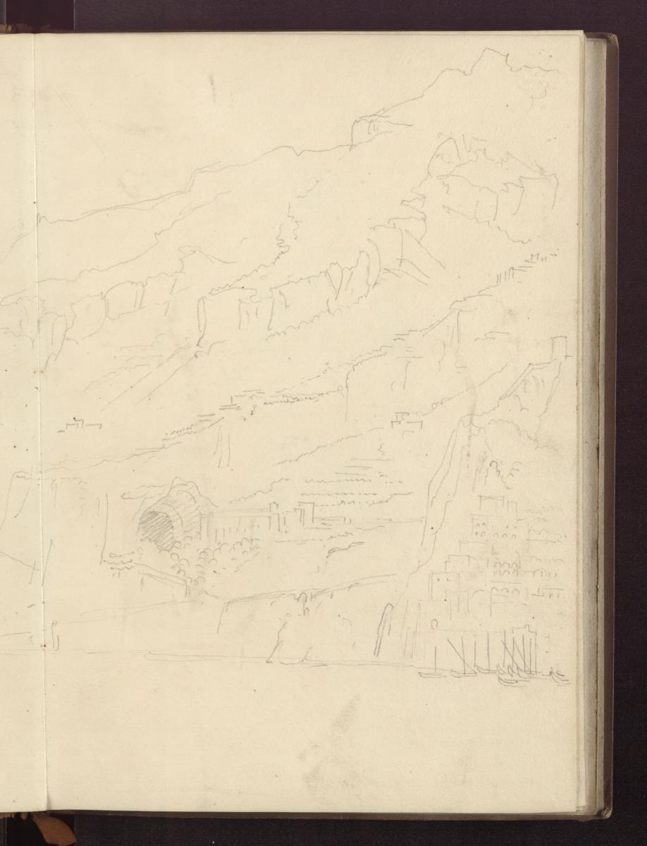 Ansicht der Küste von Amalfi