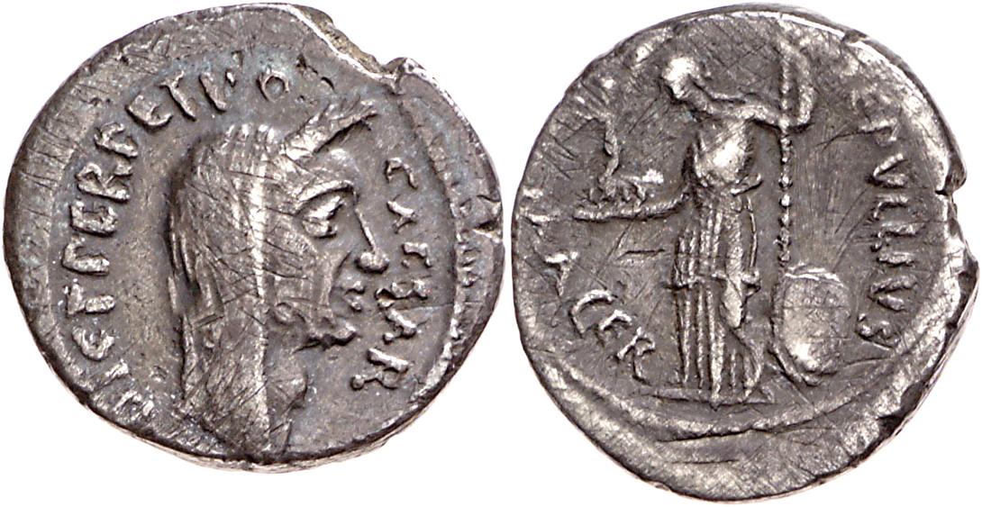 Röm. Republik: C. Iulius Caesar und P. Sepullius Macer