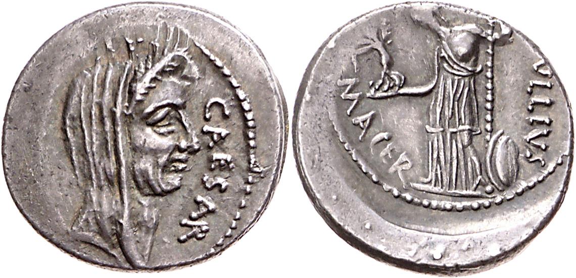 Röm. Republik: C. Iulius Caesar und P. Sepullius Macer