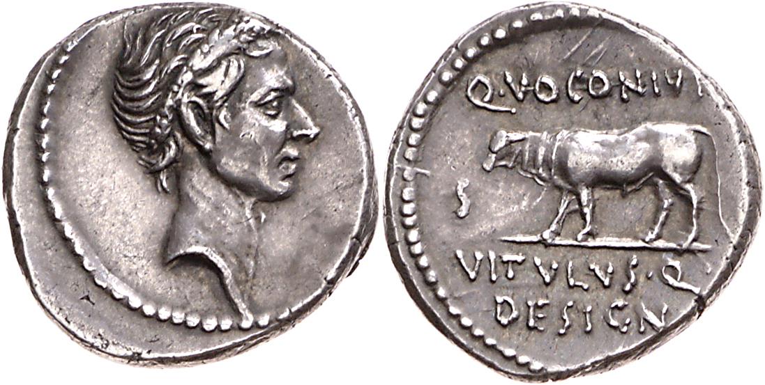 Röm. Republik: Q. Voconius Vitulus