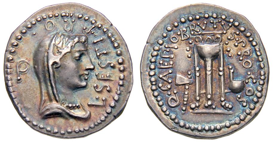 Röm. Republik: M. Iunius Brutus und L. Sestius