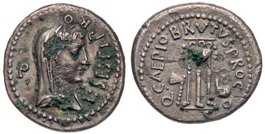 Röm. Republik: M. Iunius Brutus und L. Sestius
