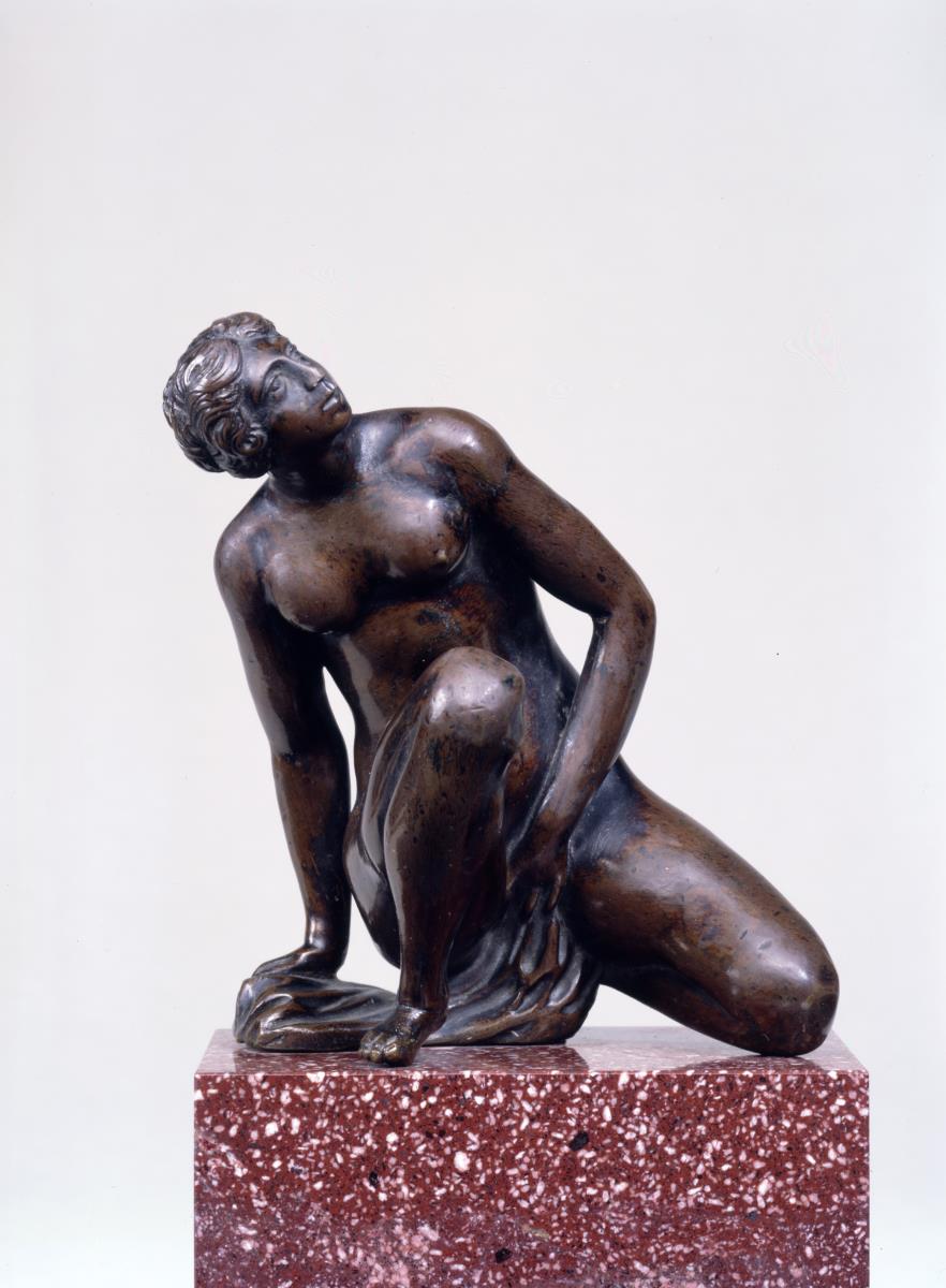Badende, erschreckt aufblickend (Susanna?)