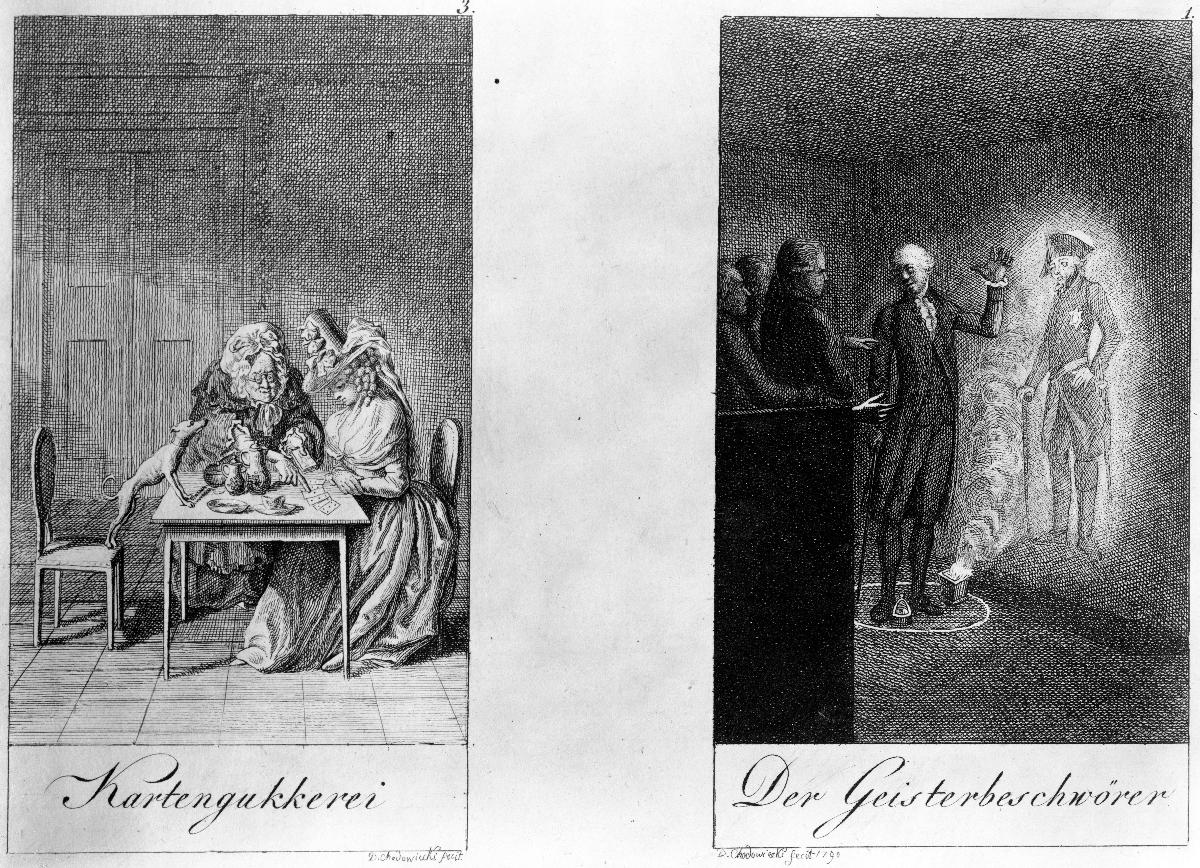 Kartengukkerei und Die Geisterbeschwörer