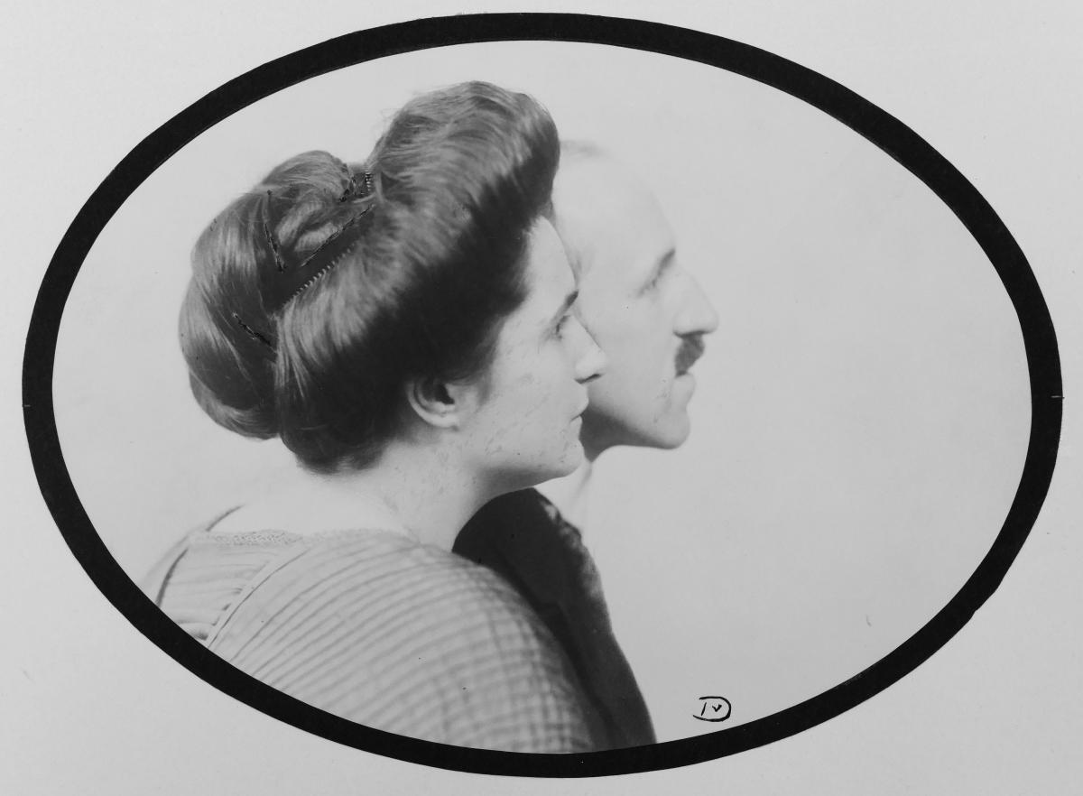 Frau und Mann als Doppelporträt