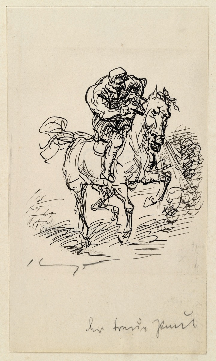 Vorzeichnung zu Der treue Johannes