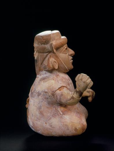 Sitzende anthropomorphe Figur