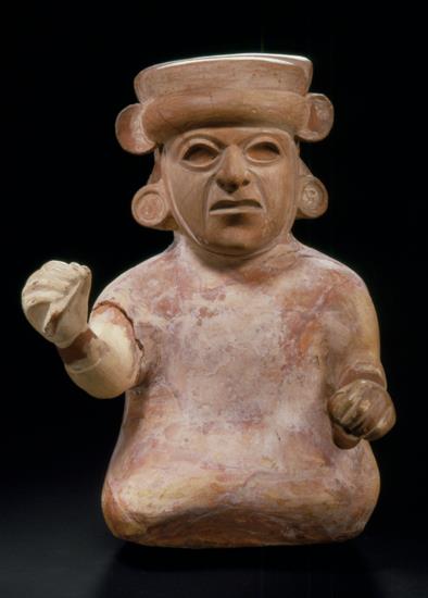 Sitzende anthropomorphe Figur