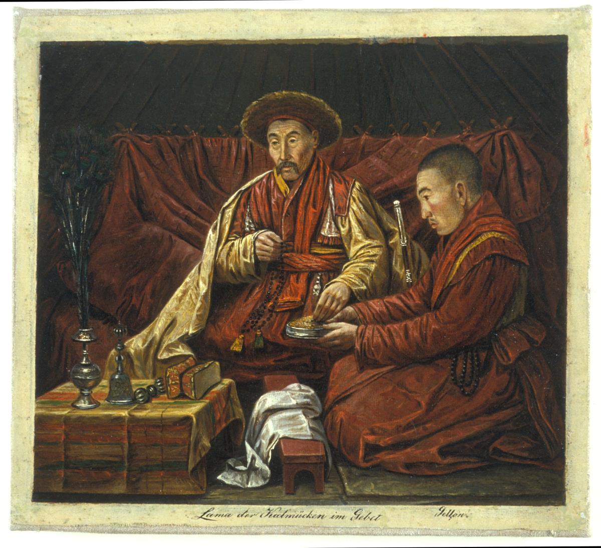 Lama der Kalmücken im Gebet
