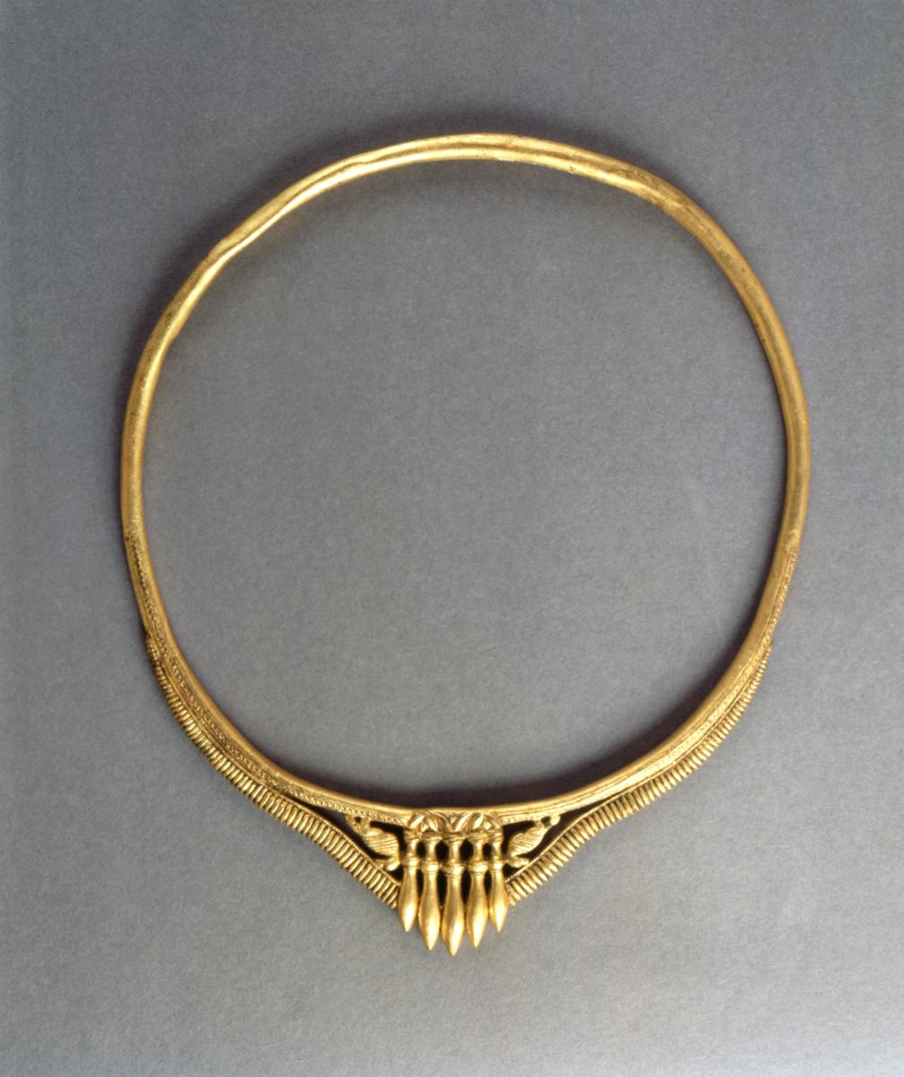 Goldener Halsring (Nachbildung)