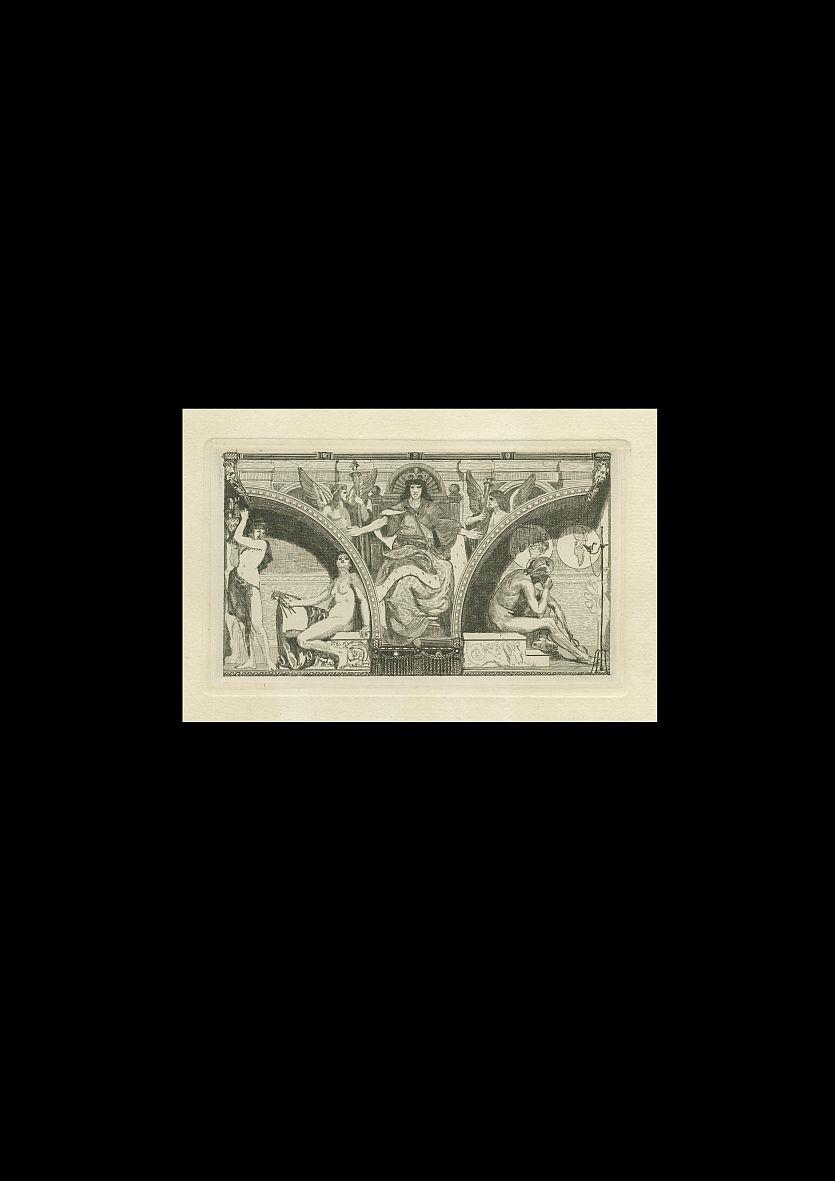Festschrift des Kunstgewerbe-Museums zu Berlin: Mittelfigur aus dem Fries im Lichthof
