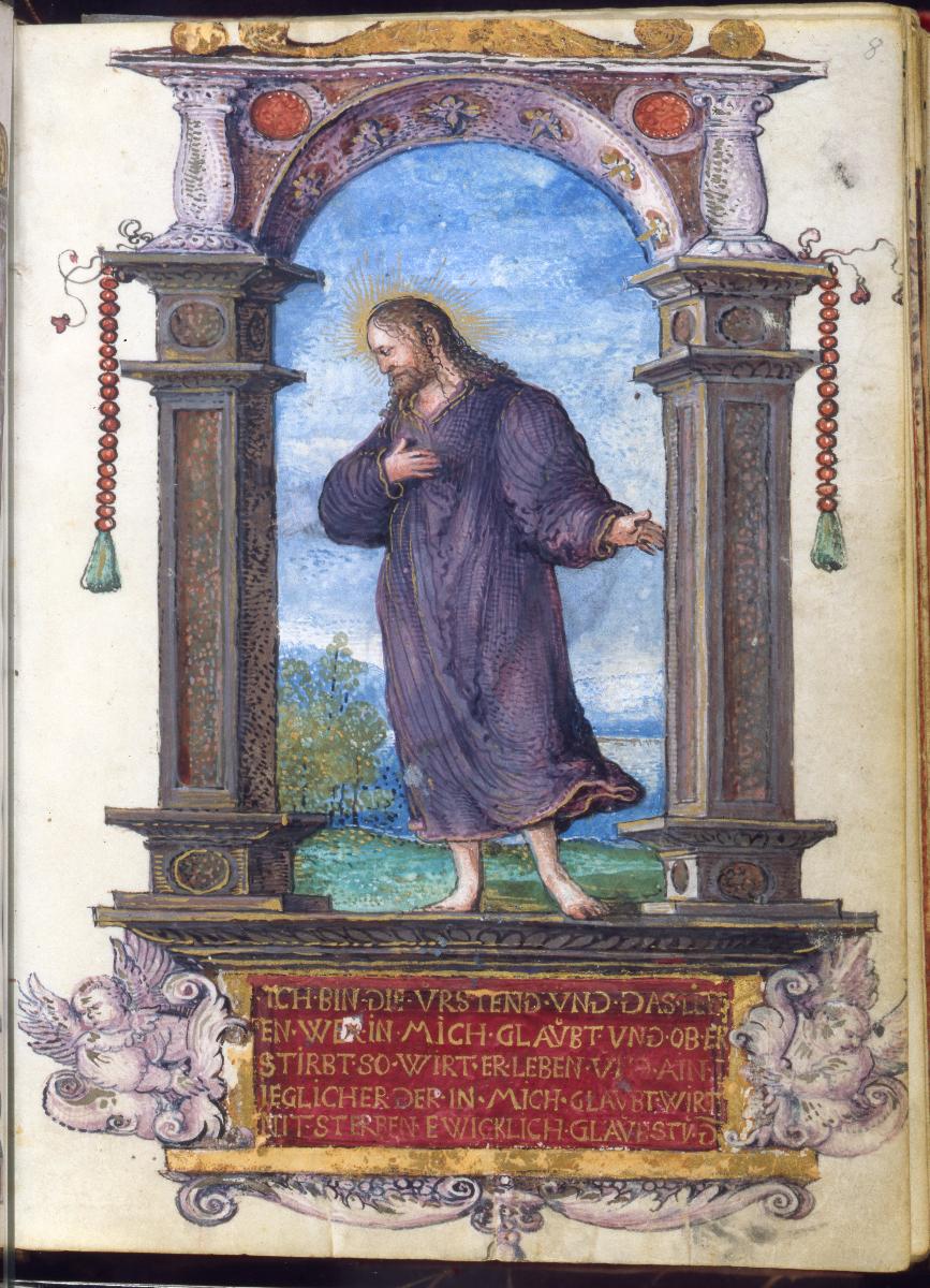 Psalter des Grafen Karl Wolfgang zu Oettingen. Christus