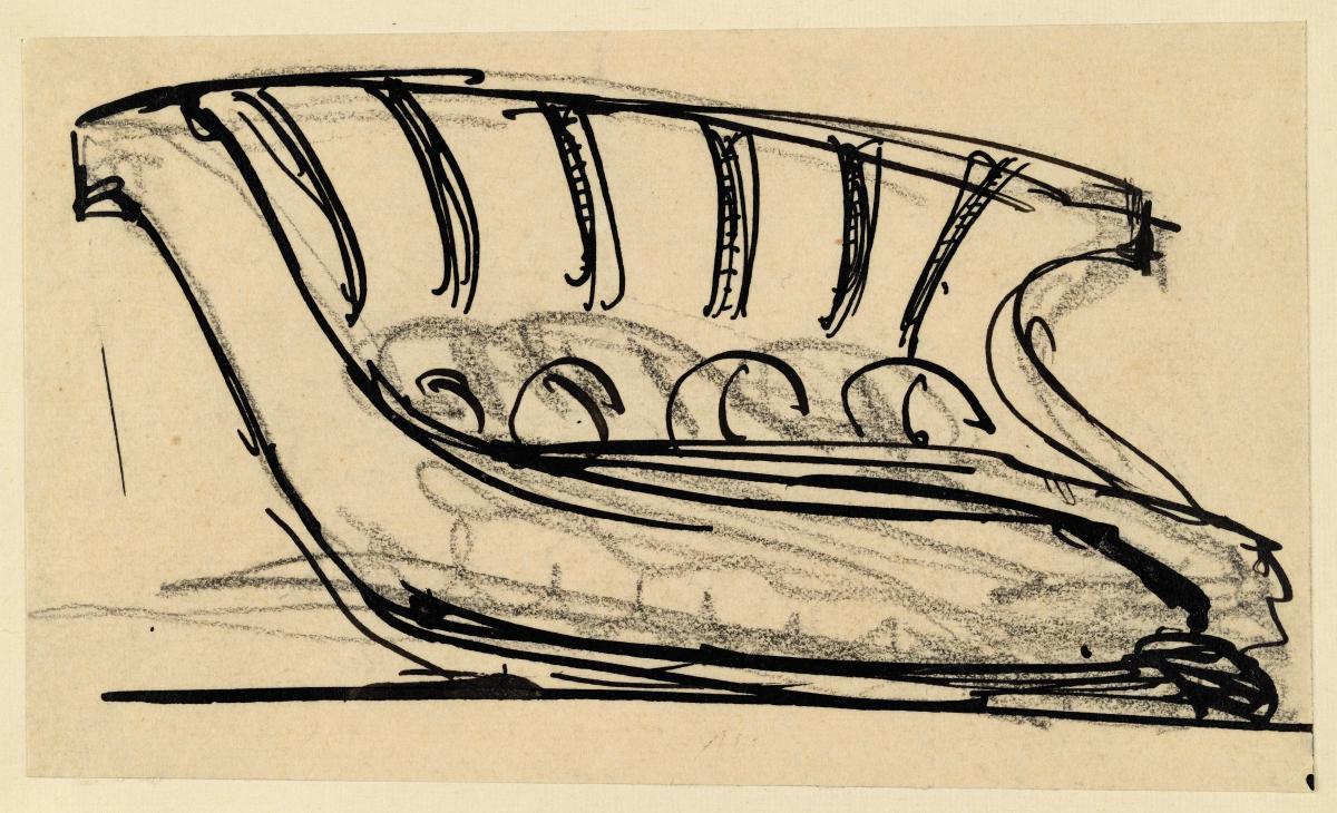 Imaginäre Skizzen (Variationen von Hallenbauten)