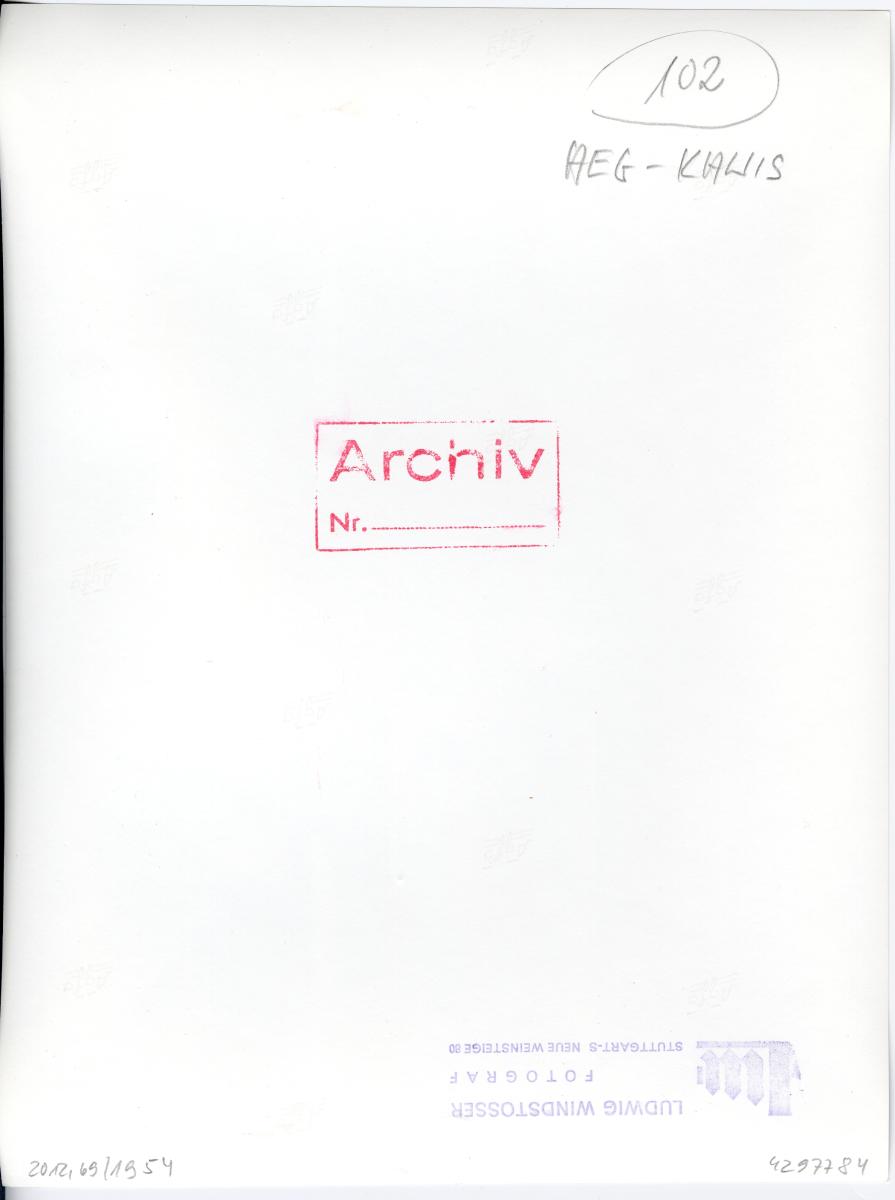 AEG-Kanis GmbH, Detail einer Turbinenanlage