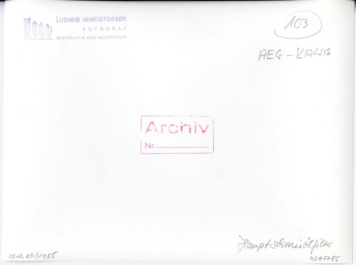 AEG-Kanis GmbH, Detail einer Turbinenanlage