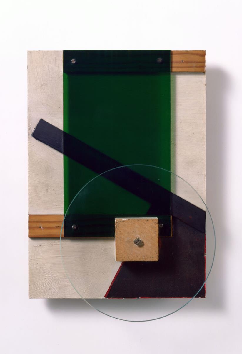 Ohne Titel (Relief mit drehbarer Glasscheibe)