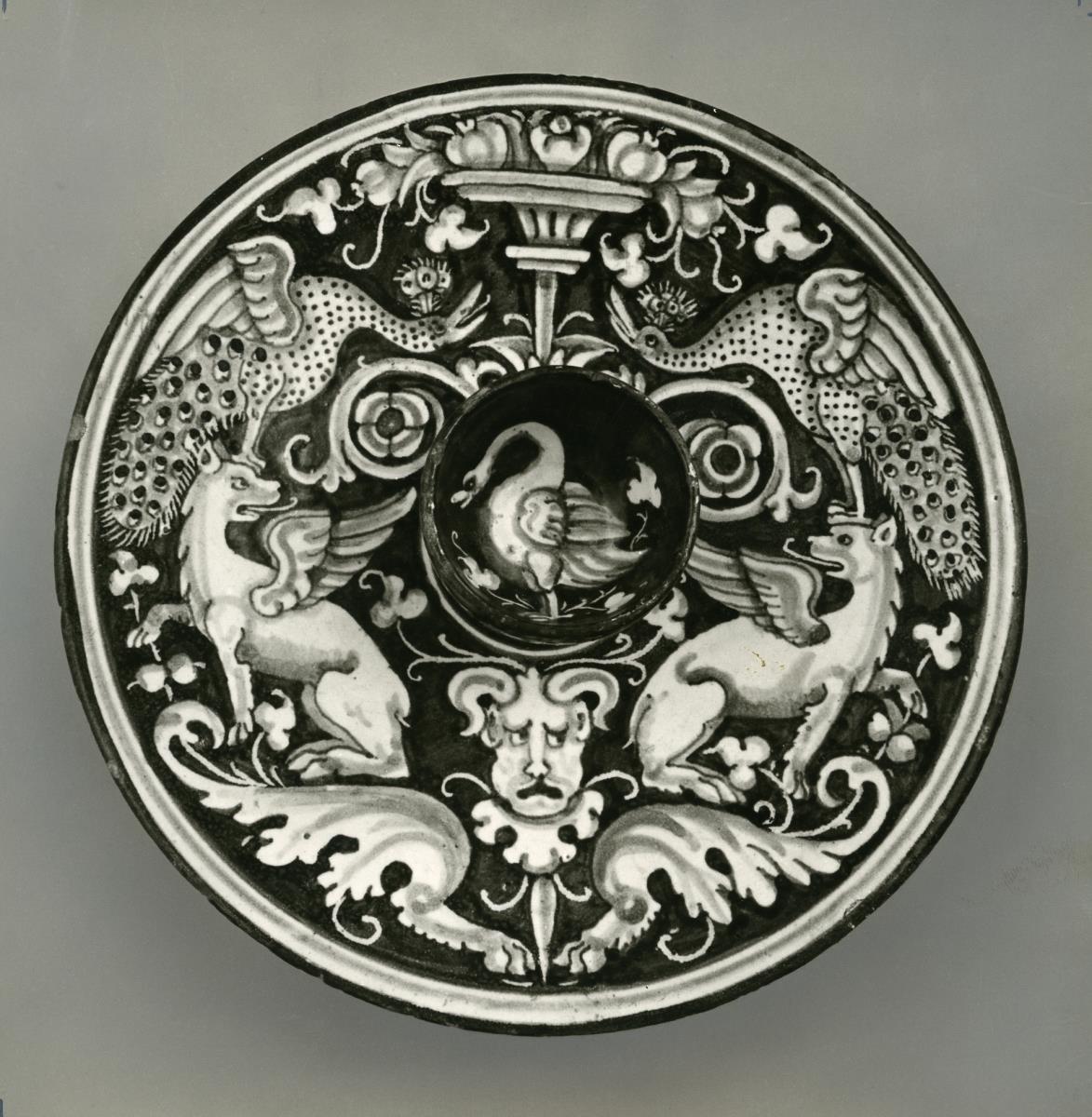 Doppelschüssel (Deckel einer Wöchnerinnen-Terrine?)