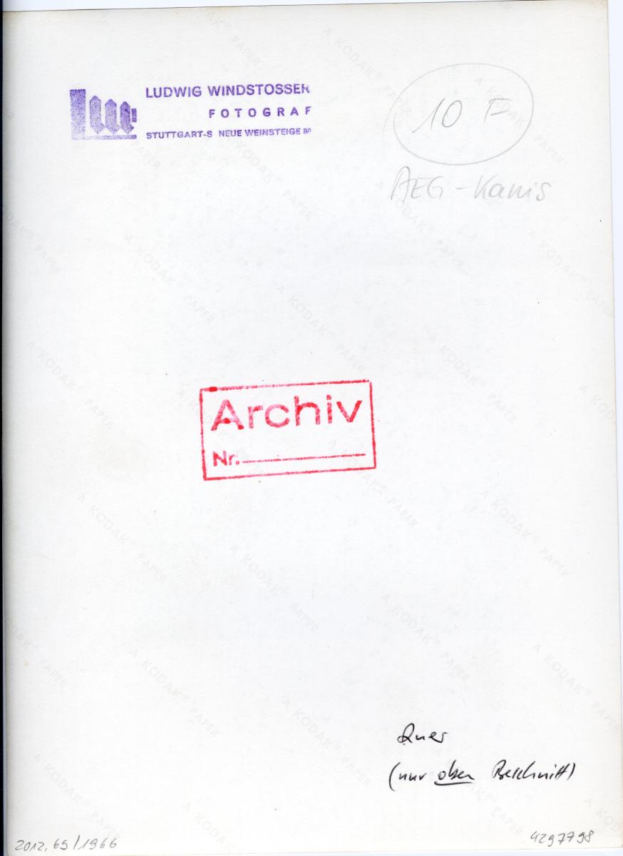 AEG-Kanis GmbH, Blick in die Produktionshalle