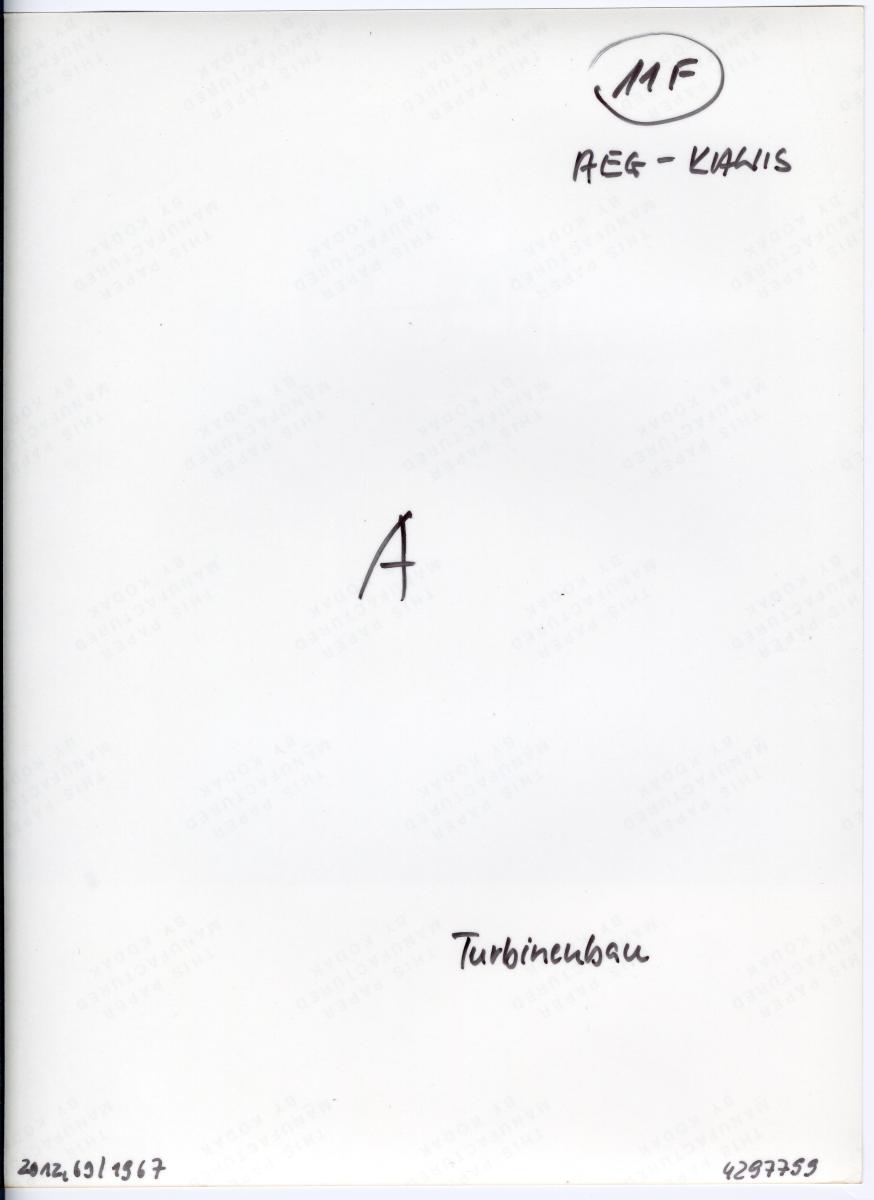 AEG-Kanis GmbH, Produktion von Turbinen