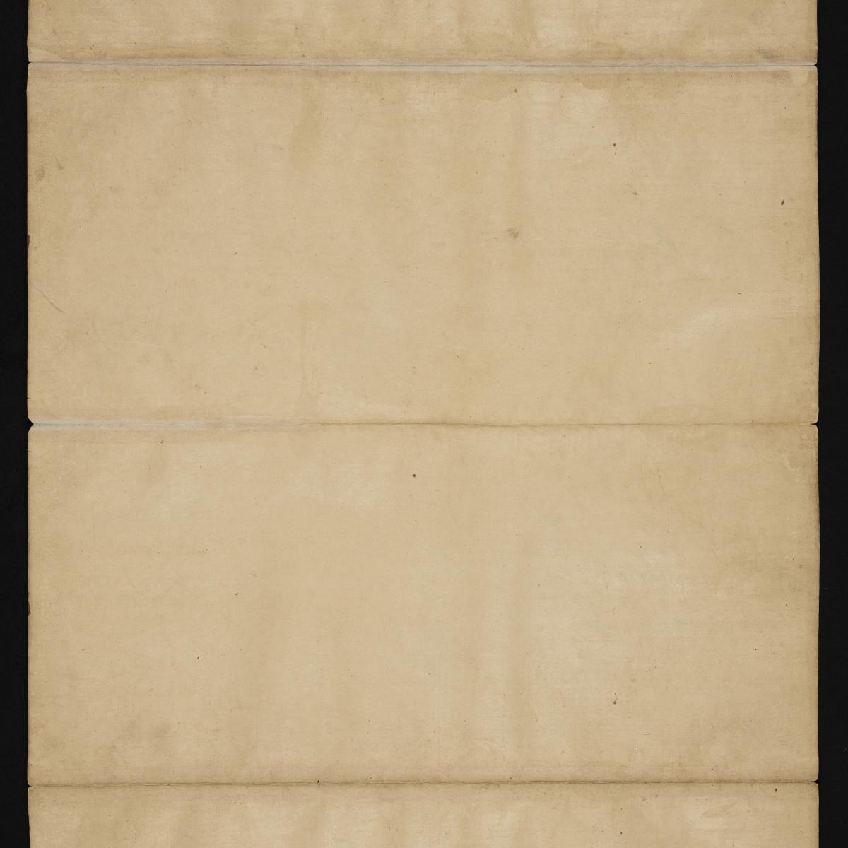 Kosmologische Prachthandschrift Traiphum („Drei Welten“); leere Seiten