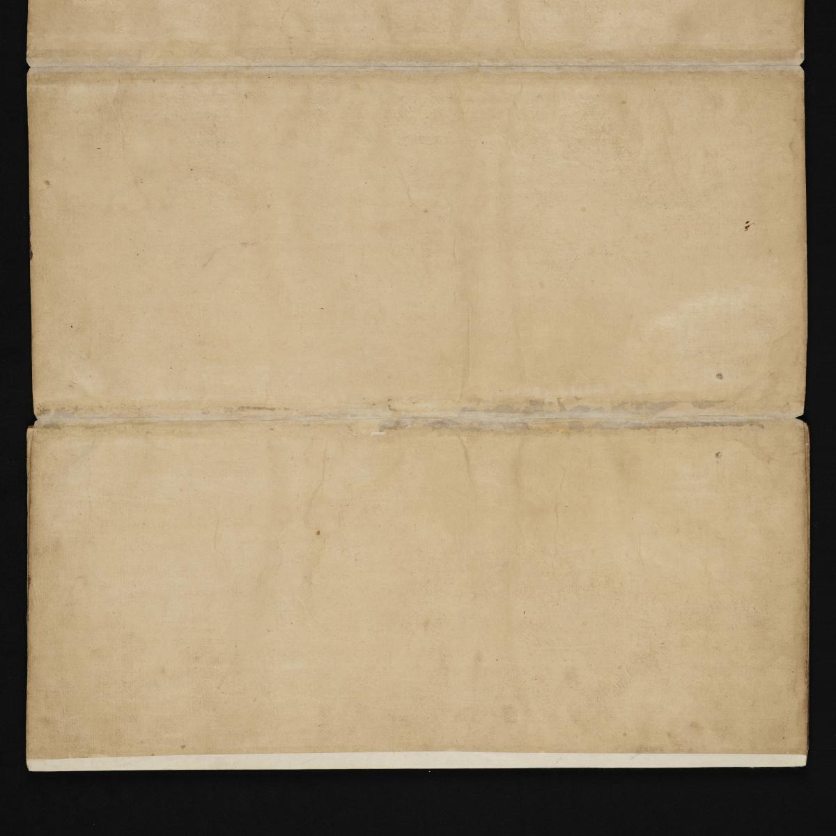 Kosmologische Prachthandschrift Traiphum („Drei Welten“); leere Seiten