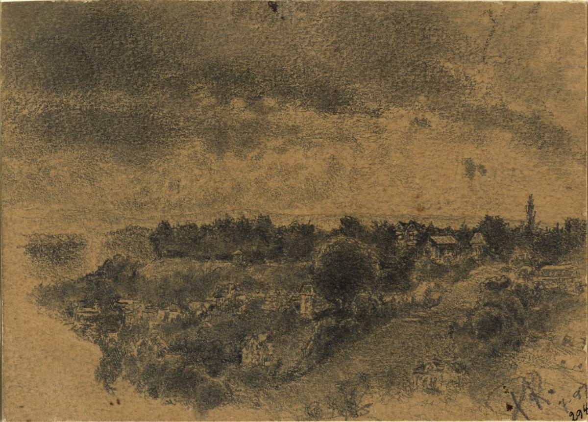 Ohne Titel (Bern, Blick auf den Rosengarten)