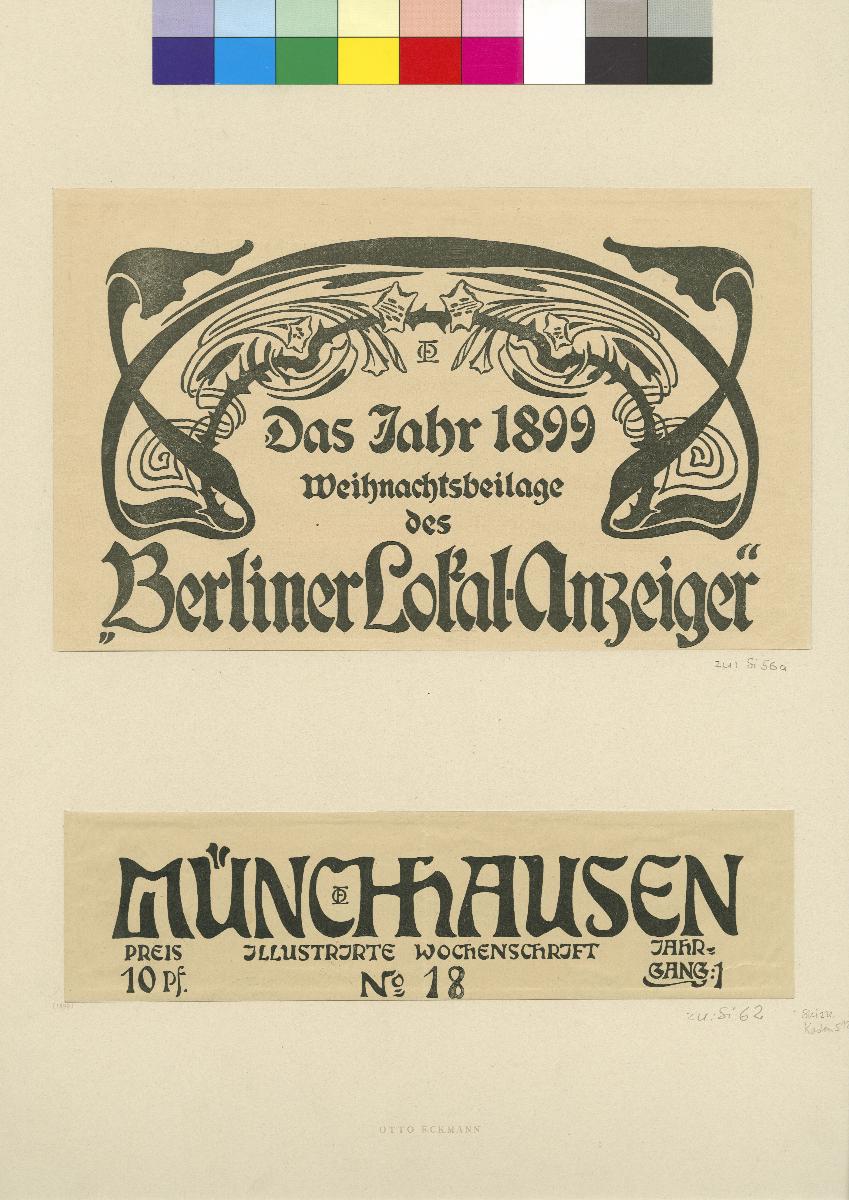 Das Jahr 1899. Weihnachtsbeilage des Berliner Lokalanzeiger