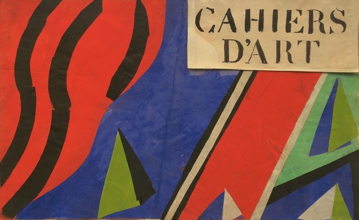 Maquette pour une couverture des Cahiers d'Art