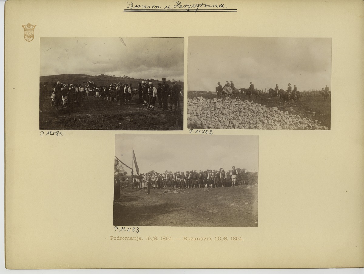 Sarajevo Congressus Archaeologorum 1894 Ilidže, - Sobunar,- Butmir,- Glasinac.