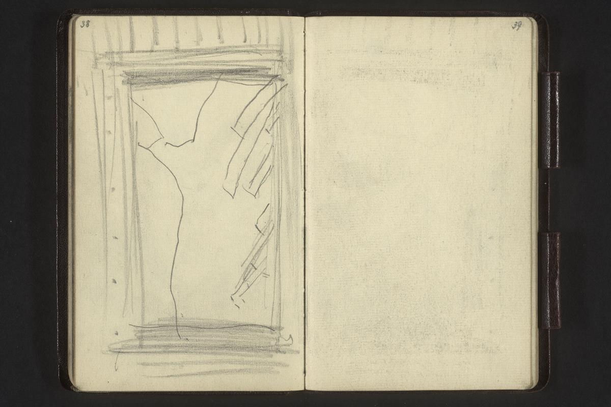 Fenster mit geborstener Scheibe