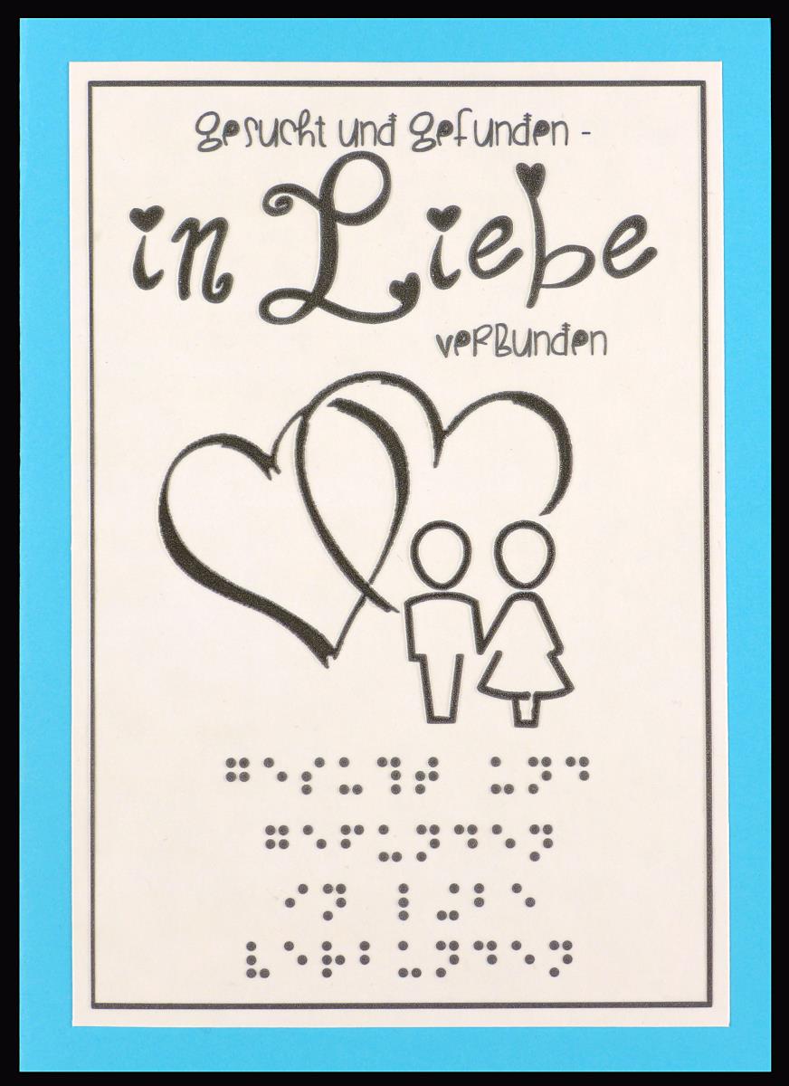 gesucht und gefunden – in Liebe verbunden.