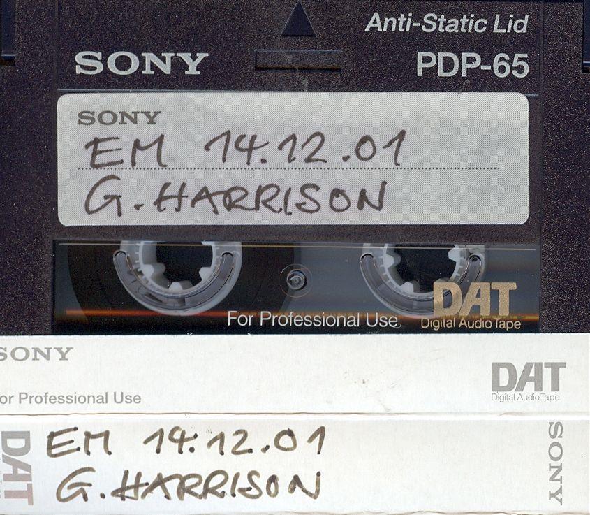 EM (=Ethnomagazin) 14.12.01 - G. Harrison