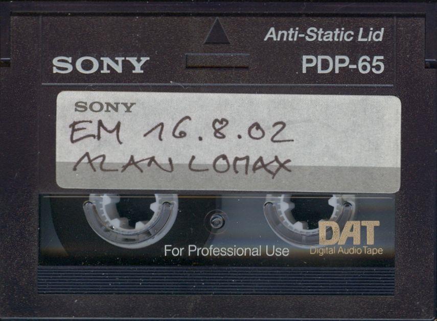 EM (=Ethnomagazin) 16.8.02 - Alan Lomax