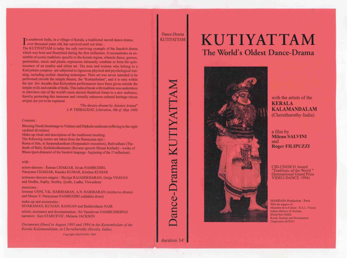 Film: Kutiyattam - The World's Oldest Dance Drama