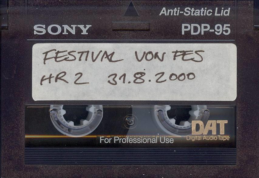 Festival von Fes - HR2 - 31.8.2000