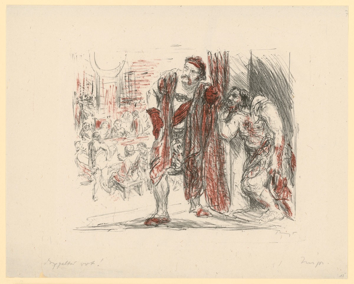 Probedruck Macbeth Nr. 7 Macbeth und der Mörder