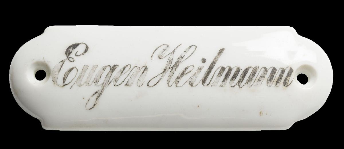 Namensschild "Eugen Heilmann"