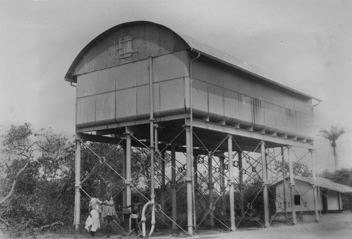 Behälter der Pumpwerke