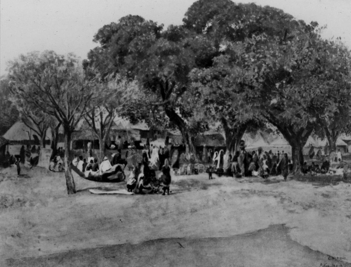 Markt in Mokwa (Babulini c Jebba-Zungwu) (?)