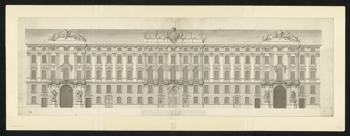 Fassade der Reichskanzlei Wien