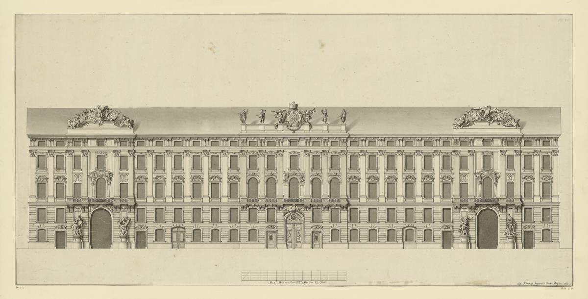 Fassade der Reichskanzlei Wien