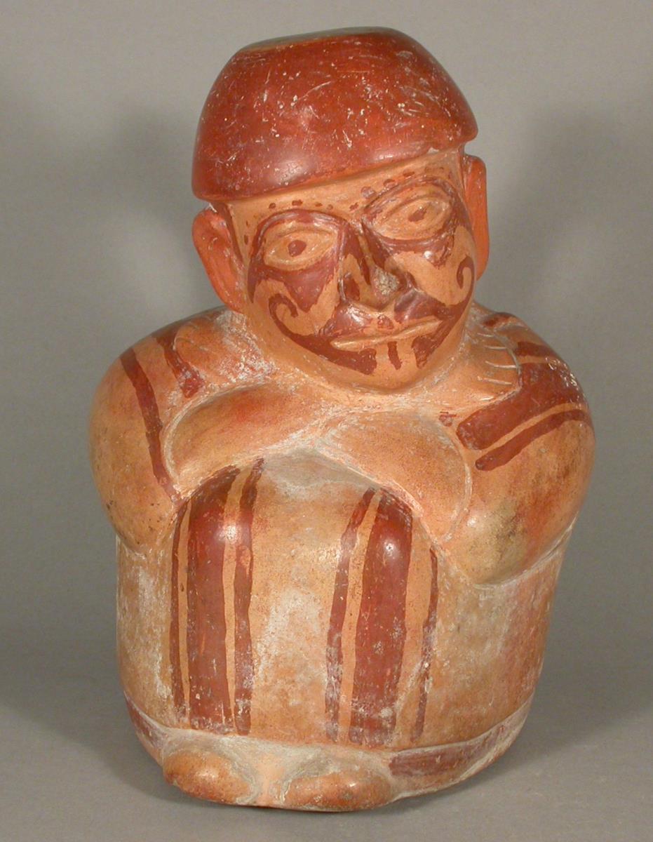 Sitzende anthropomorphe Figur