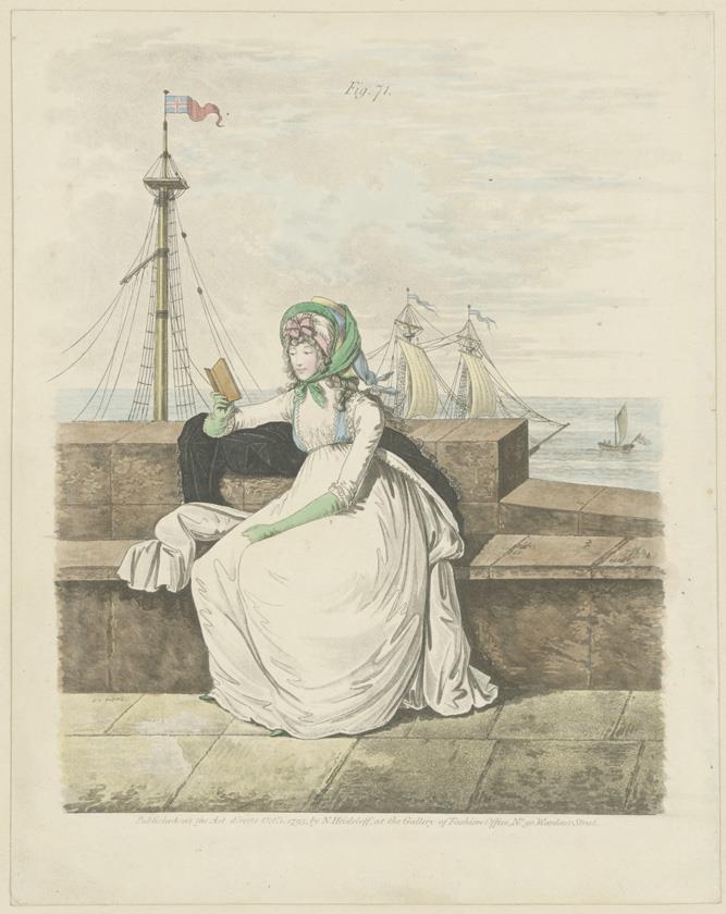 Gallery of Fashion, Fig. 71: Watering Place. Morning Dress