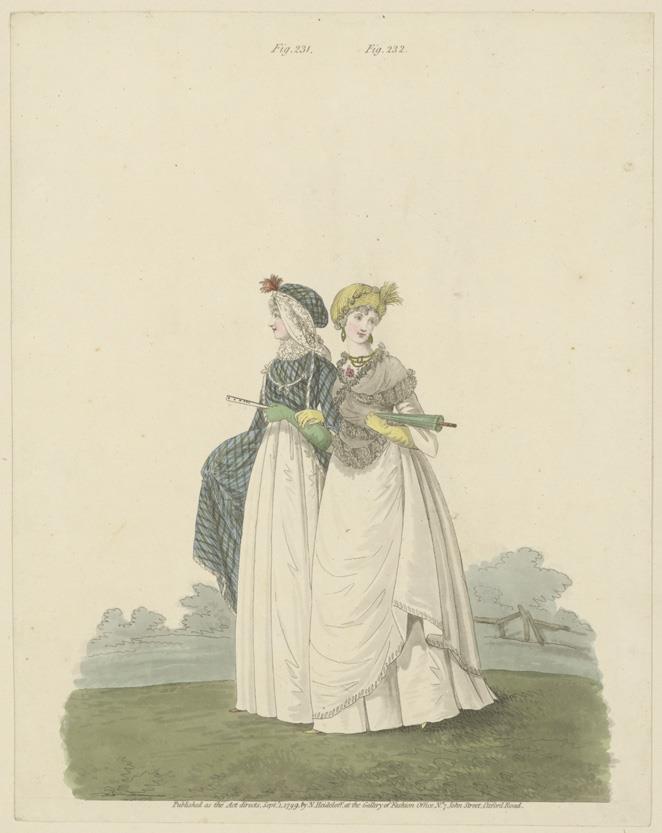 Gallery of Fashion, Fig. 231, 232: Morning Dresses
