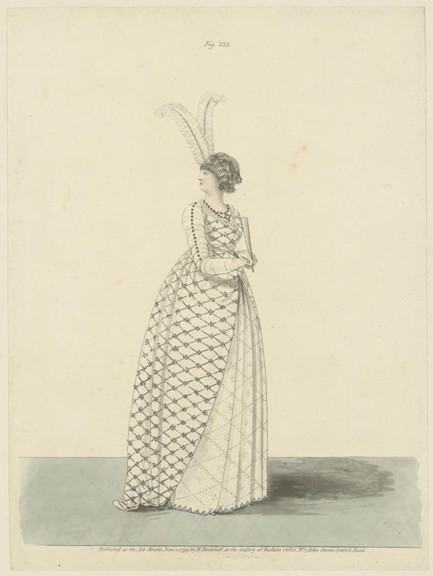 Gallery of Fashion, Fig. 223: Afternoon Dress