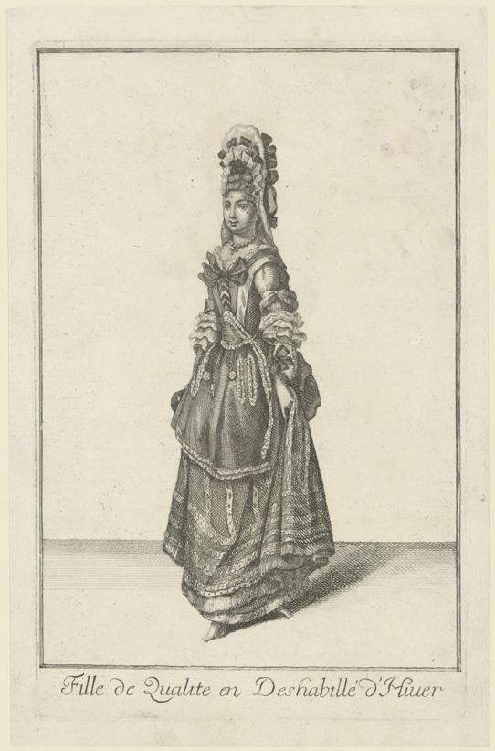 Fille de Qualité en Deshabillé d'Hiver