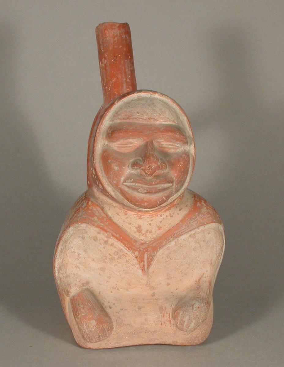 Sitzende anthropomorphe Figur, blind