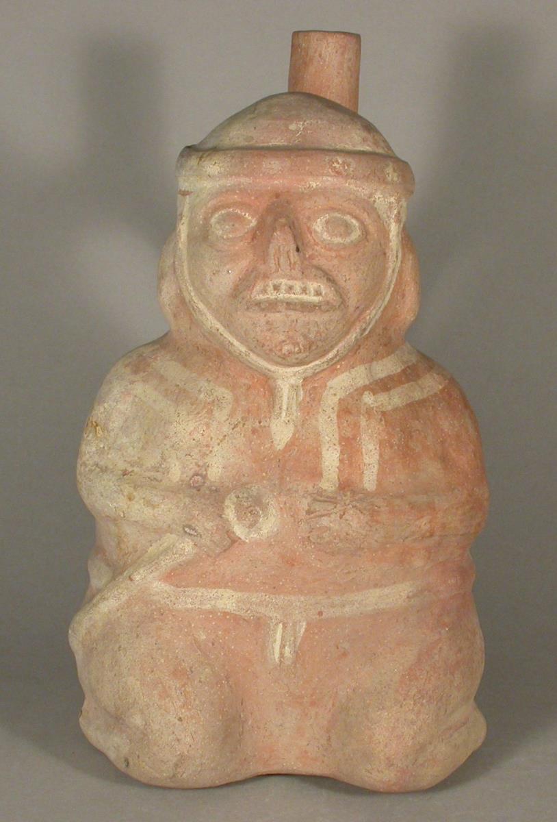 Sitzende anthropomorphe Figur, Krankendarstellung